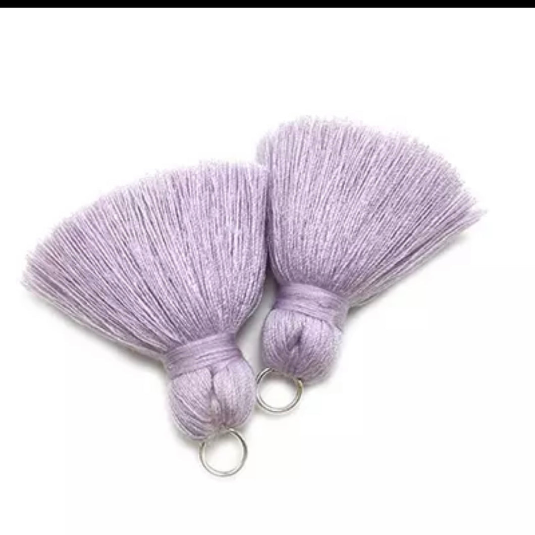 Lavender 4cm Cotton Tassel