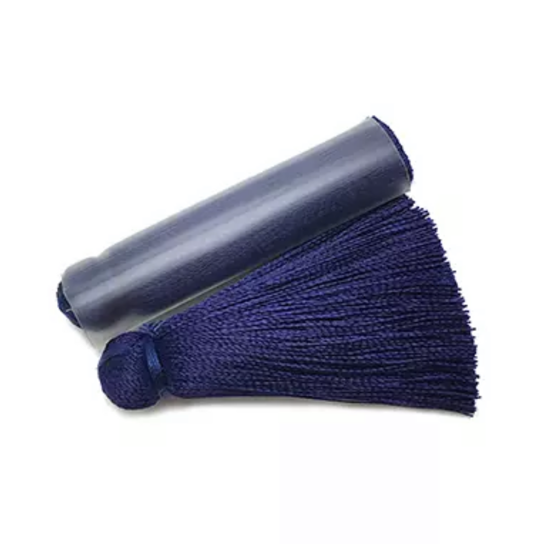 Navy 50mm Silk Tassels