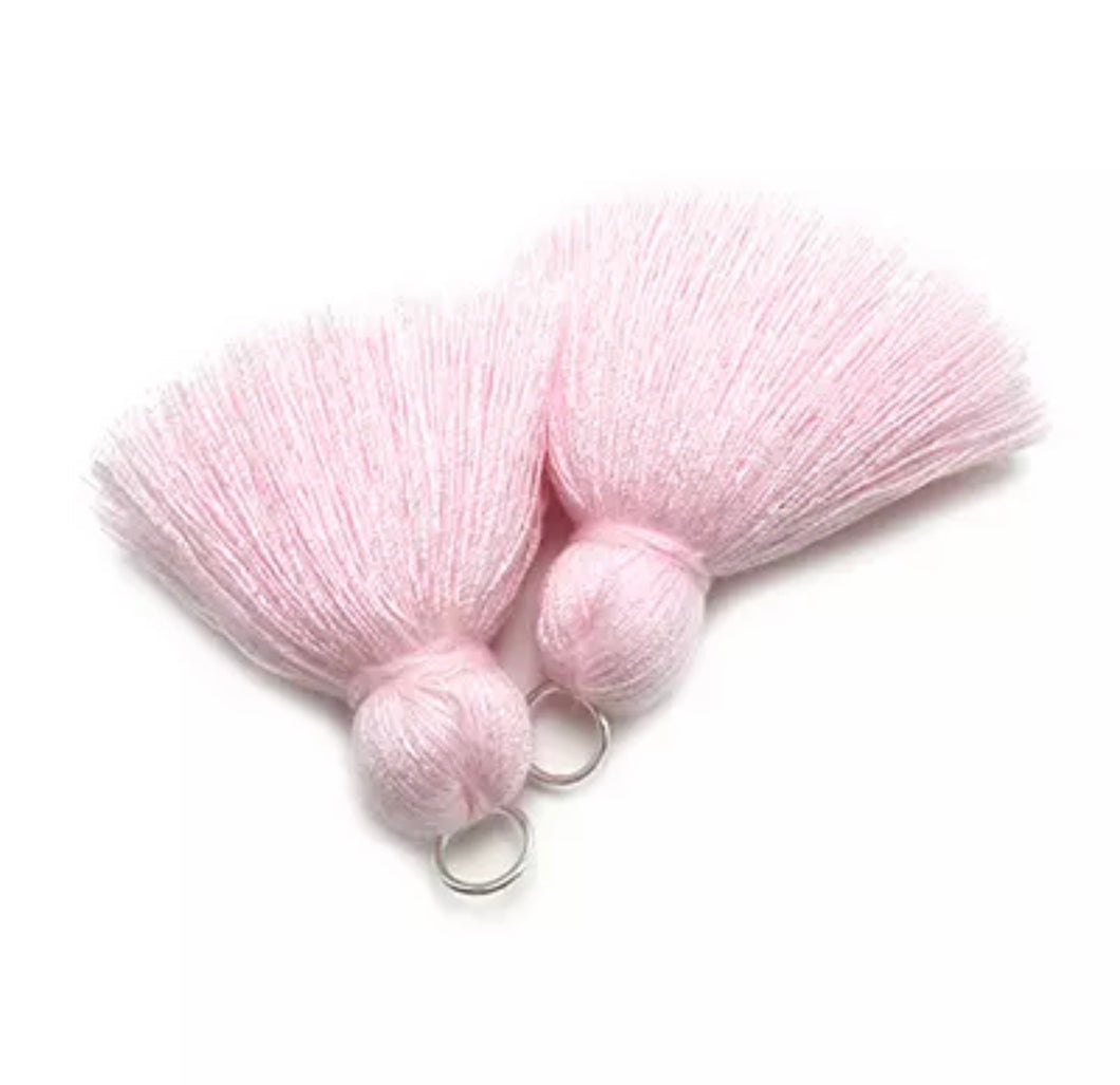 Light Pink 4cm Cotton Tassel
