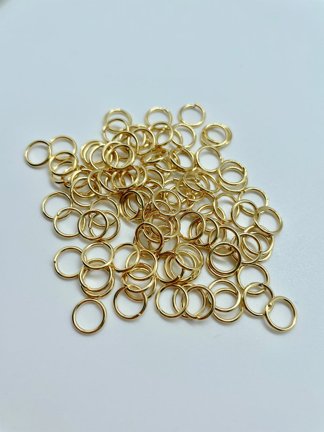 8mm Gold Jump Rings