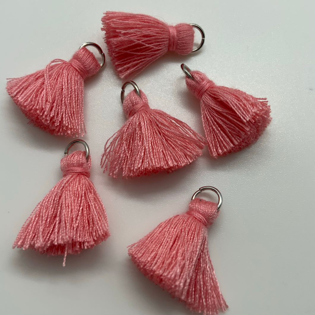 Pink 20mm Cotton Tassels