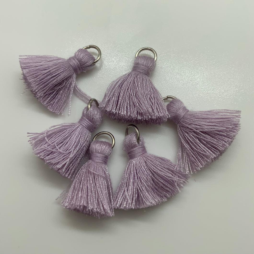 Lilac 20mm Cotton Tassels